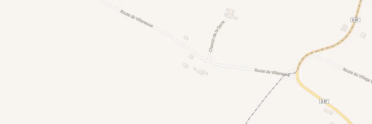 Plan du 5032 Gegne à Bannières