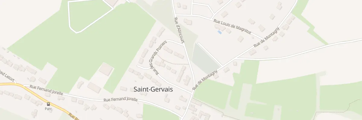 Plan du 26 Rue des Grands Poiriers à Saint-Gervais