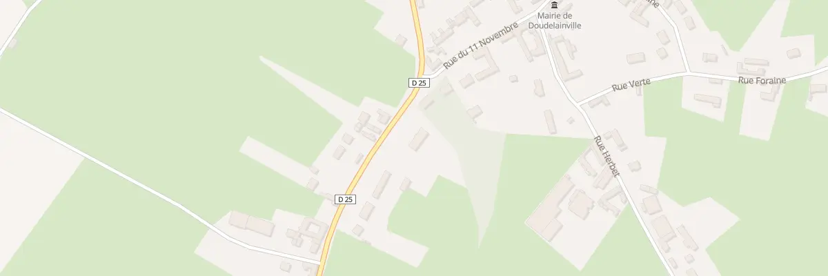 Plan du 1 Rue d’En Haut à Doudelainville