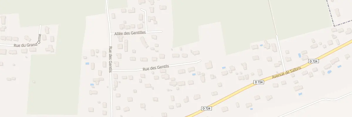 Plan du 11H Rue des Gentils à Romorantin-Lanthenay