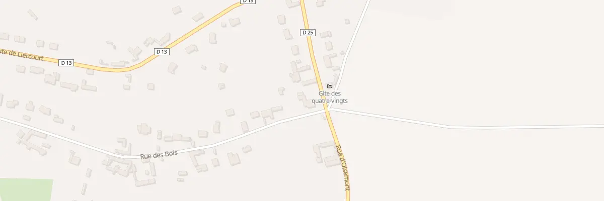 Plan du 57 Rue des Bois à Huppy