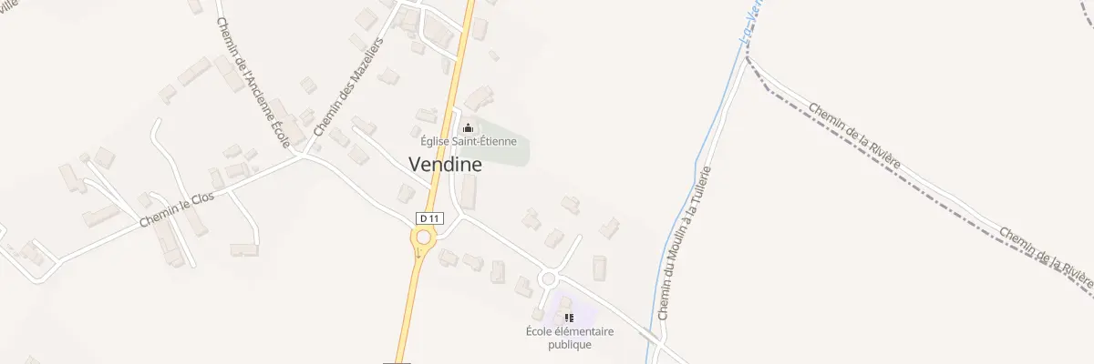 Plan du 1 Lot la Vendinelle à Vendine