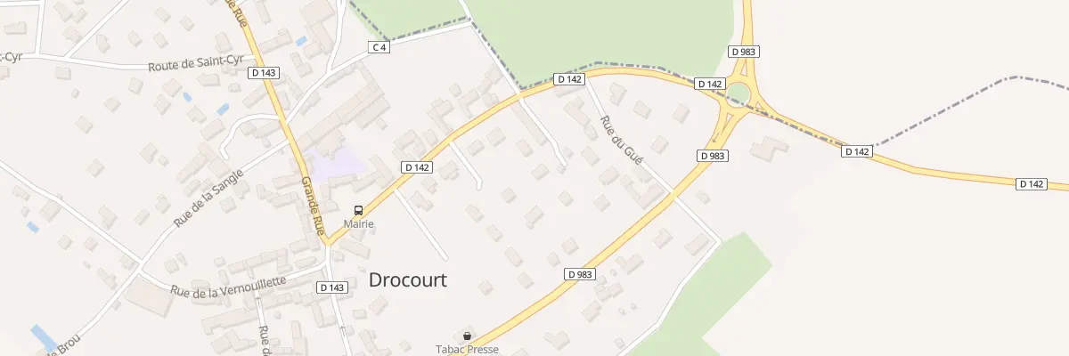 Plan du 12C Rue du Bout aux Moines à Drocourt