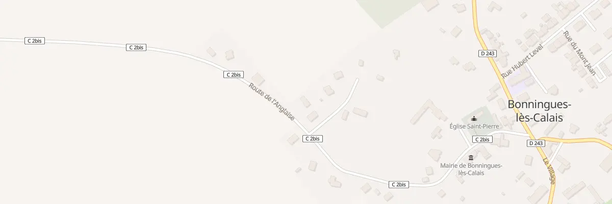 Plan du 416 Che de l’Anglaise à Bonningues-lès-Calais