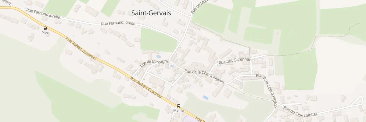Plan du 26 Rue de la Côte à Pigeon à Saint-Gervais