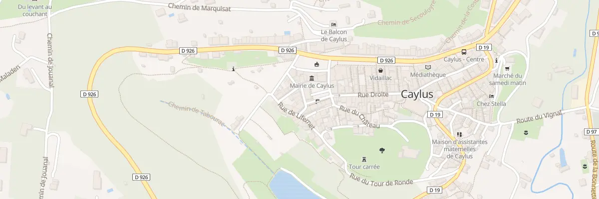 Plan du 9 Pl de la Halle à Caylus