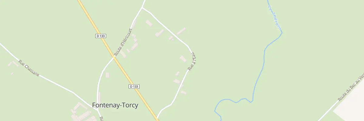 Plan du 2B Rue à l’Eau à Fontenay-Torcy