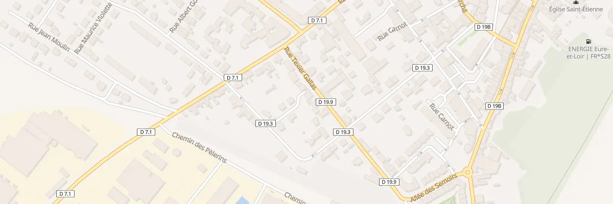 Plan du 13 Rue Texier Gallas à Auneau-Bleury-Saint-Symphorien