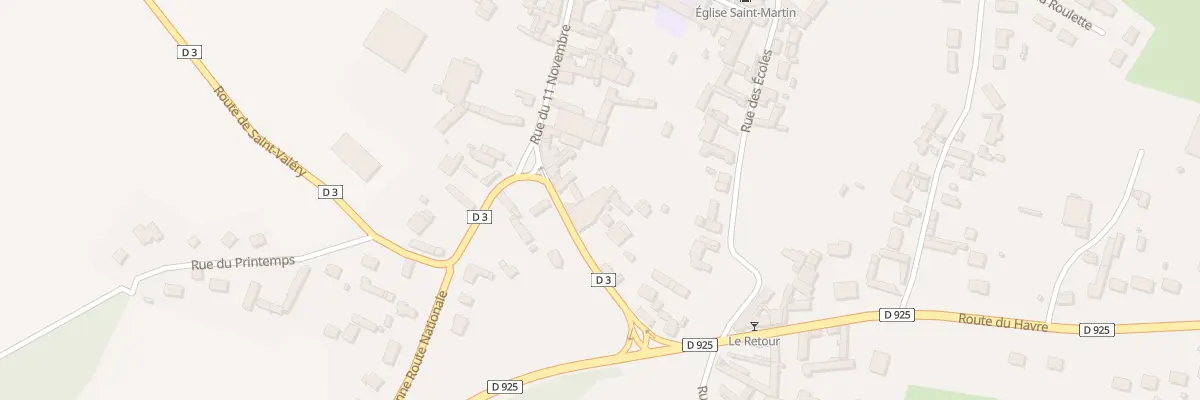 Plan du 12 Rte de Saint-Valéry à Cambron