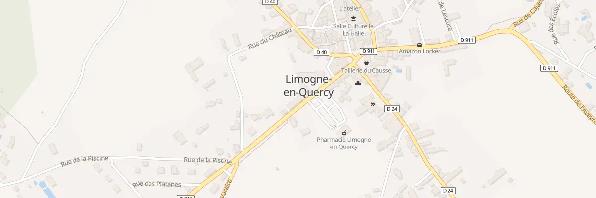 Plan du 92 Av de Cahors à Limogne-en-Quercy