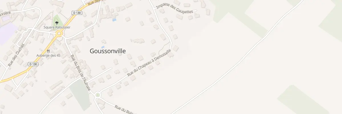 Plan du 13 Rue du Chapeau A Demoiselle à Goussonville
