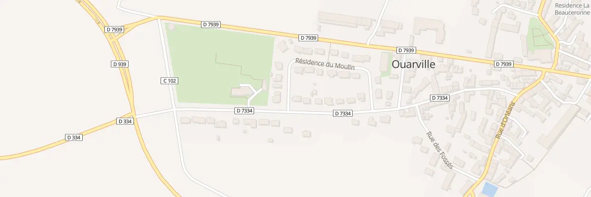 Plan du 19 Res du Moulin à Ouarville