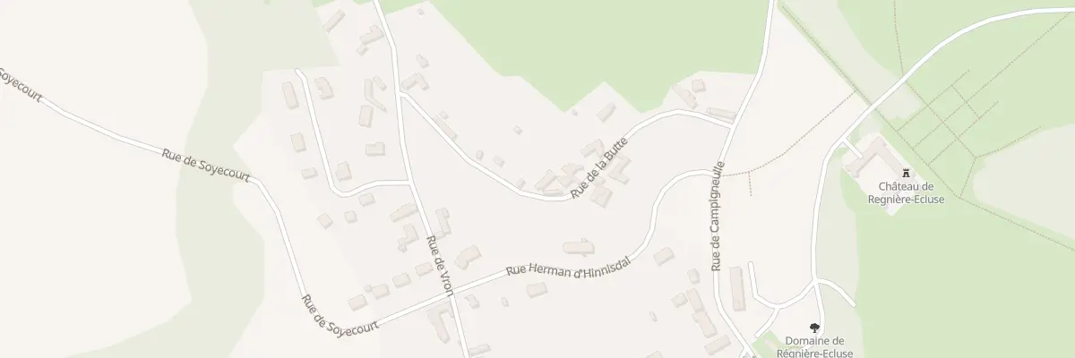Plan du 12 Rue de la Butte à Regnière-Écluse