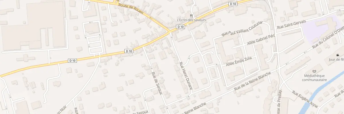 Plan du 15 Rue Henri Dunant à Gisors