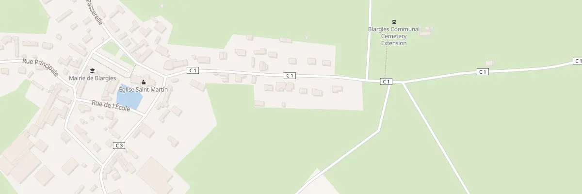 Plan du 34B Rue Principale à Blargies