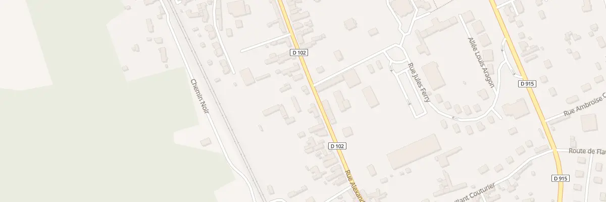 Plan du 20 Rue Alexandre Barbier à Sérifontaine
