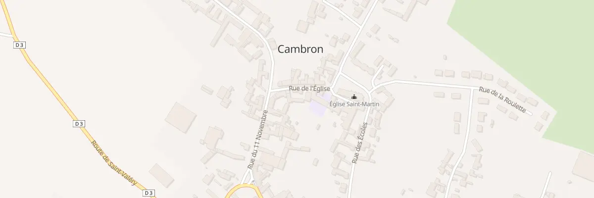 Plan du 7 Rue de l’Eglise à Cambron