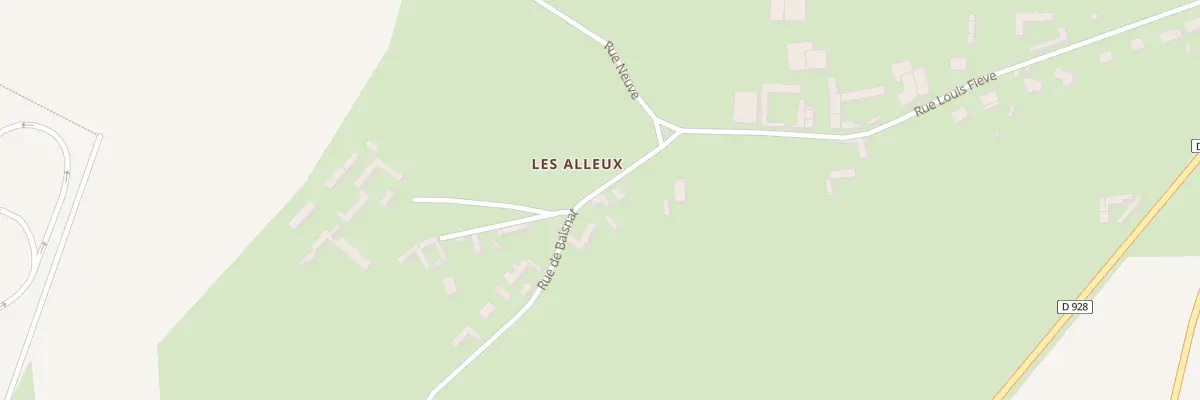 Plan du 1 Rue de Baisnat à Béhen