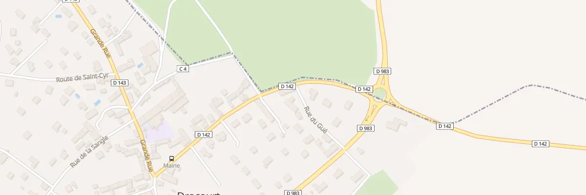 Plan du 11 Rue du Gué à Drocourt