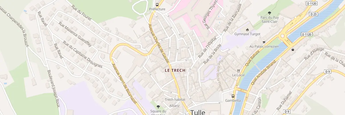 Plan du 1 Rue de la Solane à Tulle