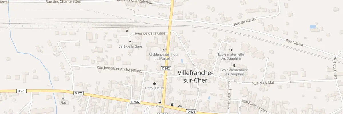 Plan du 18 Av Aristide Briand à Villefranche-sur-Cher