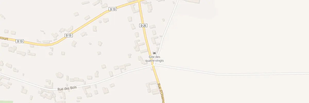 Plan du 15 Rue de Oisemont à Huppy