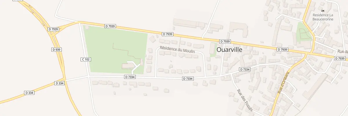 Plan du 22 Res du Moulin à Ouarville