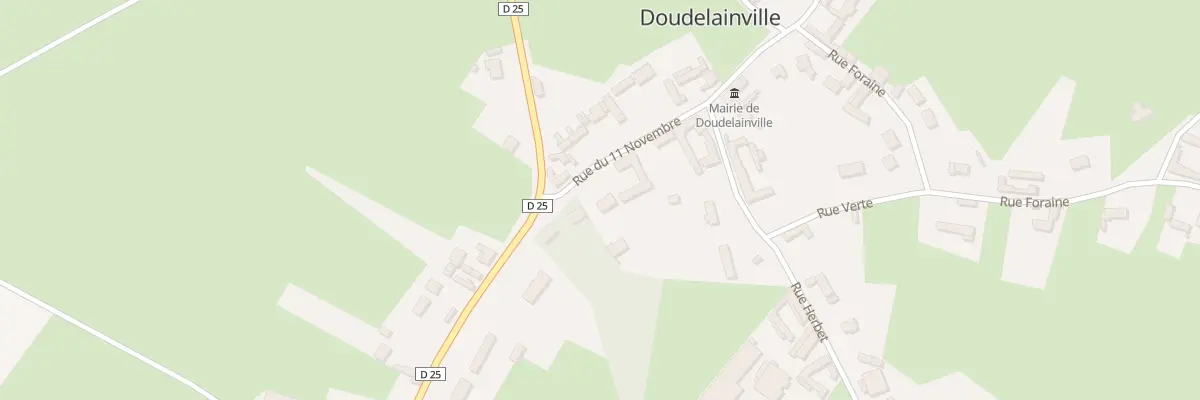 Plan du 2A Rue du Onze Novembre à Doudelainville