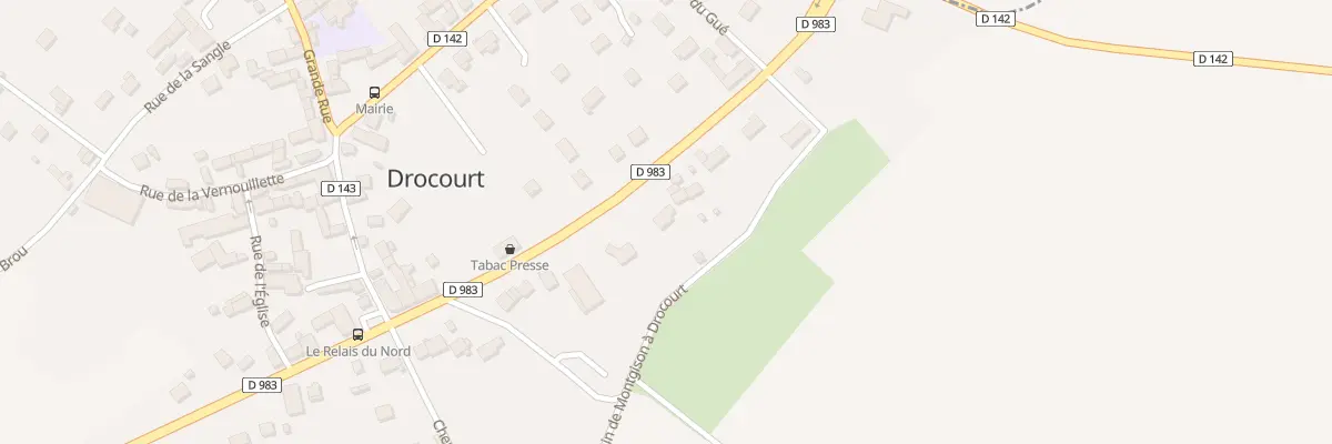 Plan du 38 Rue Nationale à Drocourt