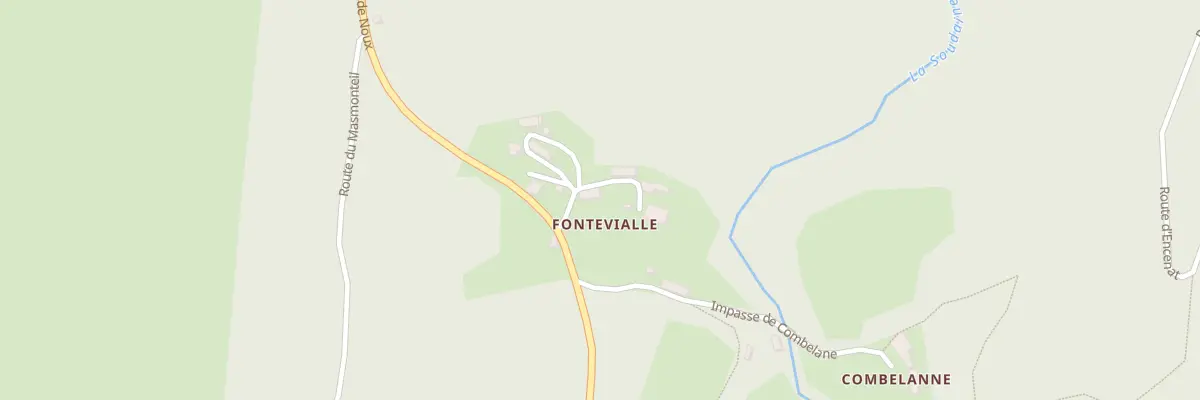 Plan du 5089 Fontevialle à Chamberet