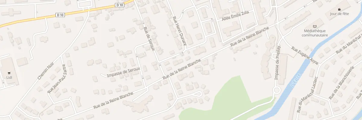 Plan du 4 Rue de la Reine Blanche à Gisors