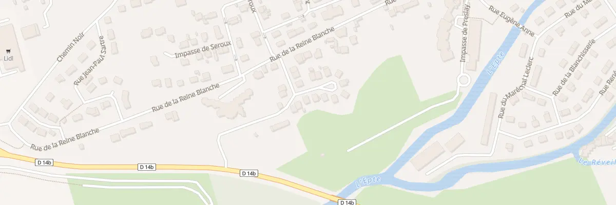 Plan du 25 Rue Georges Brassens à Gisors