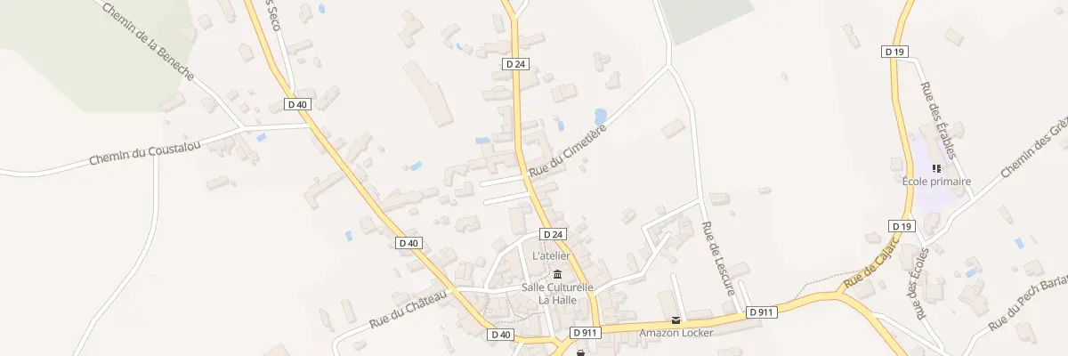 Plan du 158 Rue de Cénevières à Limogne-en-Quercy