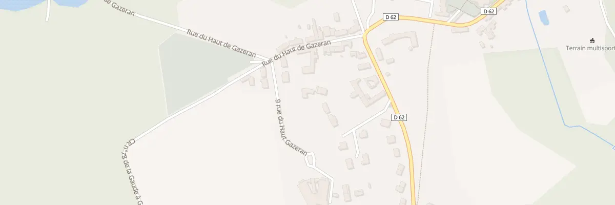 Plan du 4Q Rte de la Gare à Gazeran