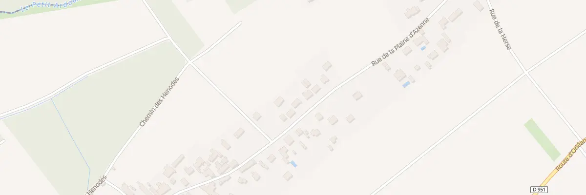 Plan du 62 Rue de la Plaine d’Azenne à Cléry-Saint-André