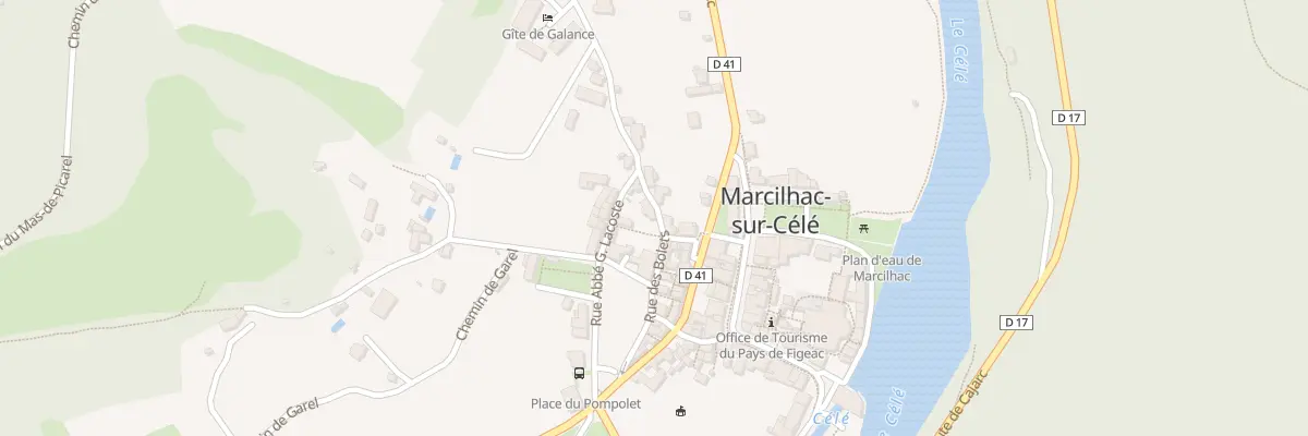 Plan du 5092 Le Bourg à Marcilhac-sur-Célé