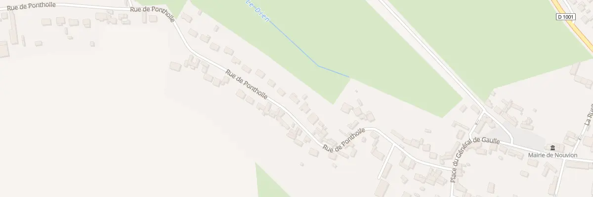 Plan du 30 Rue de Ponthoile à Nouvion
