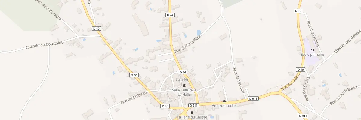 Plan du 134 Rue de Cénevières à Limogne-en-Quercy