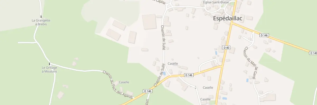 Plan du 5222 Sulle à Espédaillac