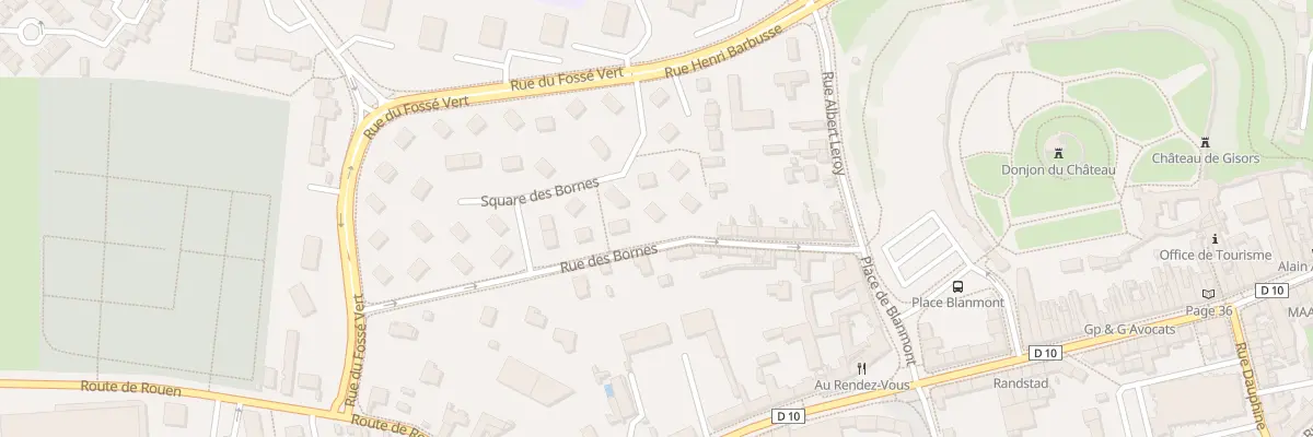 Plan du 20 Rue des Bornes à Gisors