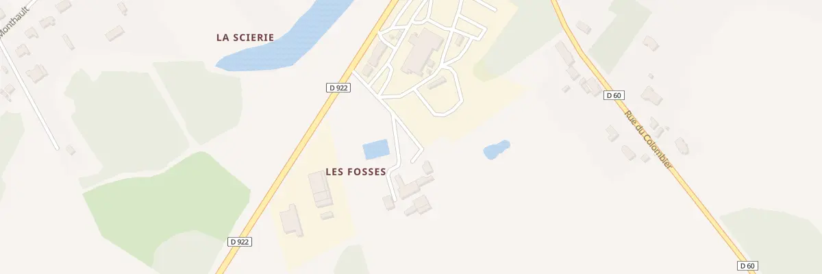 Plan du 231 Les Fosses à Millançay