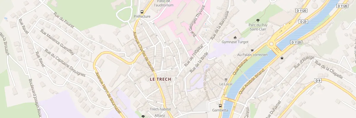 Plan du 3 Rue du Fournivoulet à Tulle
