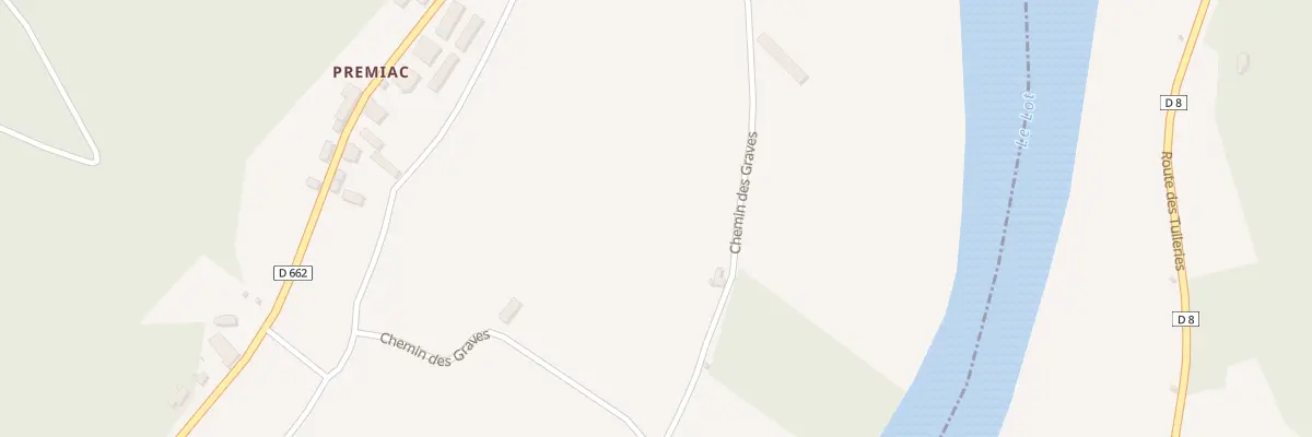 Plan du 152 Les Graves à Larnagol