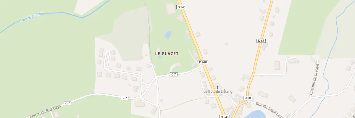 Plan du 5775A Che de Bos Beys à Peyrat-le-Château