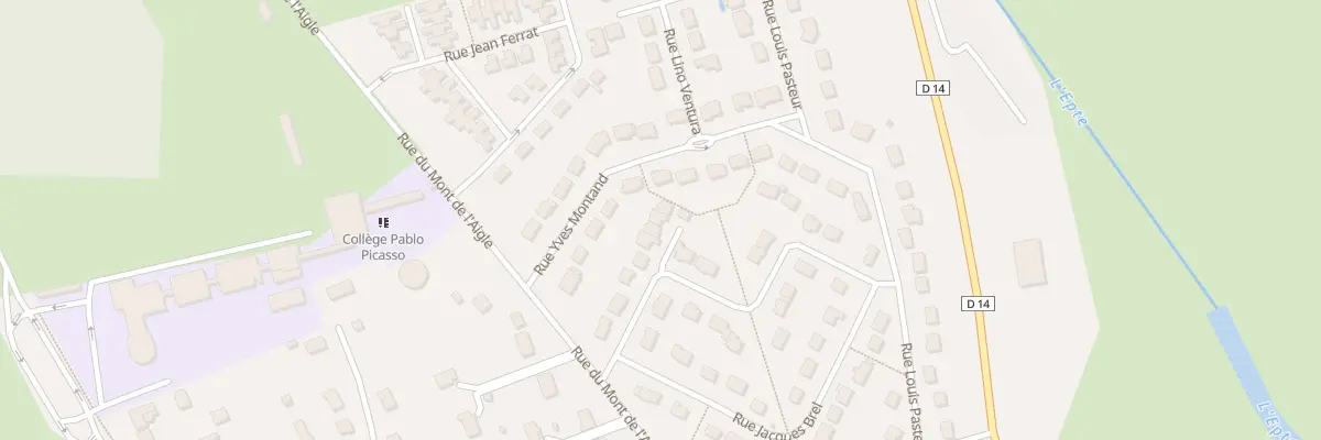 Plan du 11 Rue Bourvil à Gisors
