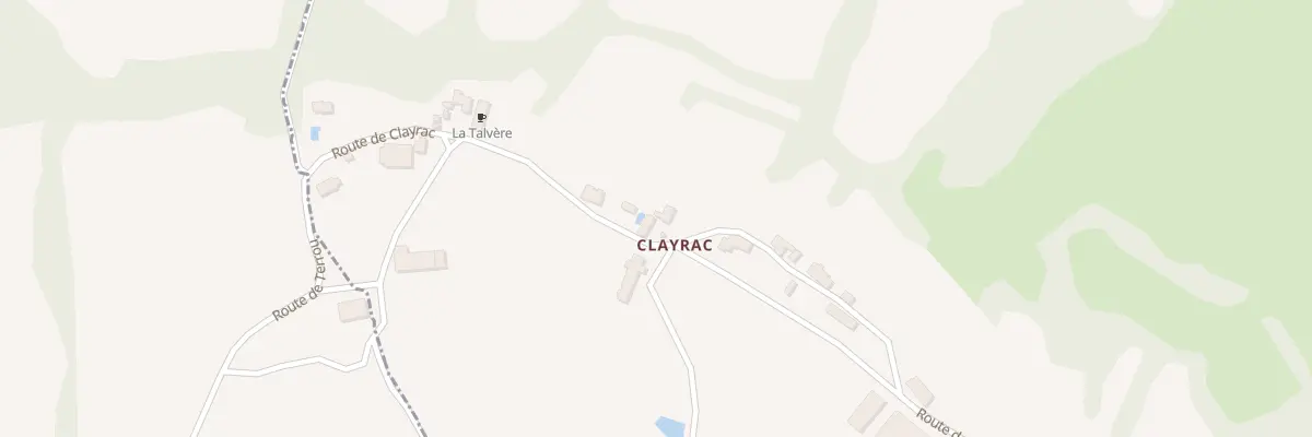 Plan du 538 Rte de Clayrac à Bio