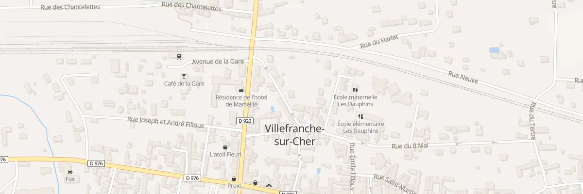 Plan du 5B Rue André Dabert à Villefranche-sur-Cher