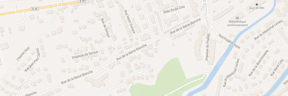 Plan du 21B Rue de la Reine Blanche à Gisors
