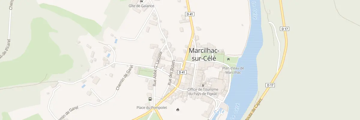 Plan du 5073 Le Bourg à Marcilhac-sur-Célé