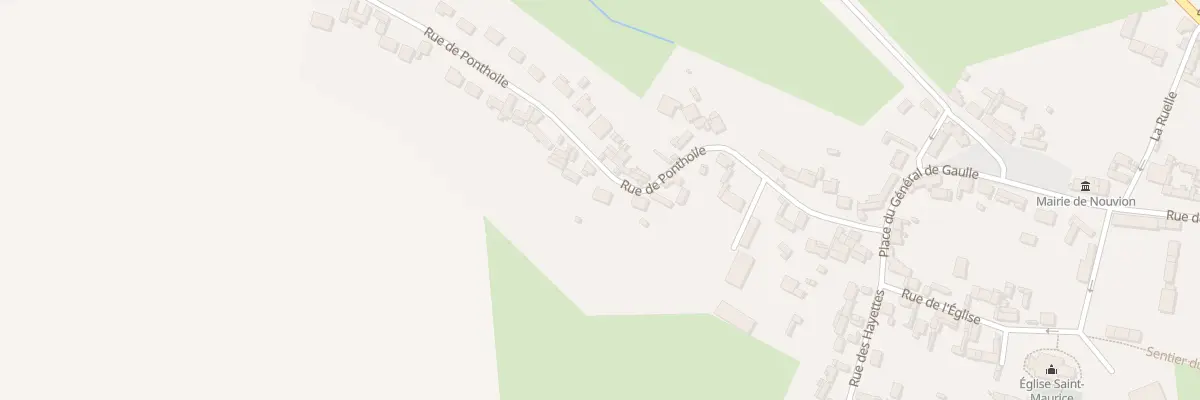 Plan du 13B Rue de Ponthoile à Nouvion